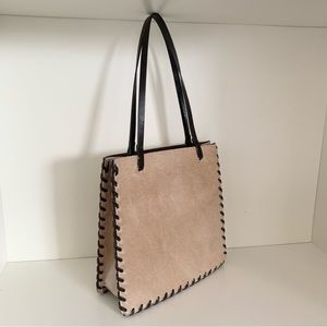 Vintage Horse hide time postmodern purse